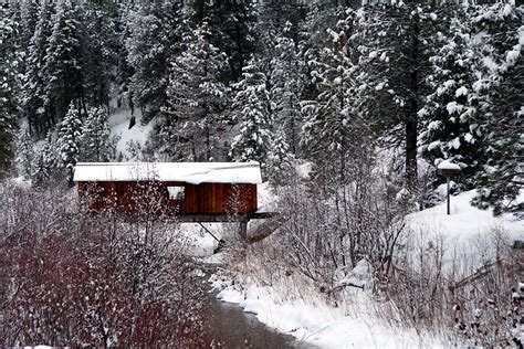 Idaho Covered Bridge This Is On Someones Driveway And Th Flickr