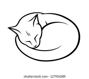 870 Sleeping Cat Tattoo Images, Stock Photos & Vectors | Shutterstock