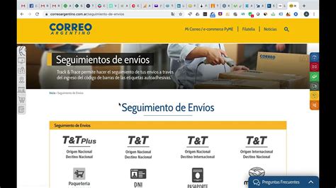 Cómo hacer seguimiento de los envíos hechos por Correo Argentino YouTube