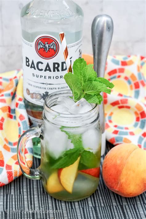 Peach Mojito Recipe Recipe Tasty Cocktail Recipes