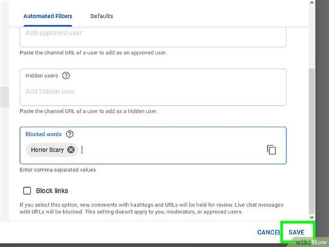 How To Block Words In The Comments On Youtube