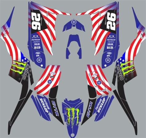 Graphics For Yamaha Raptor 350 2004 2014 American Flag Decal Ebay