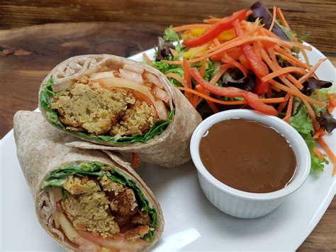 Vegan Falafel Wrap Rose Reisman Personal Gourmet