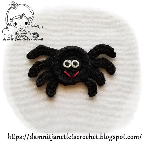 Ravelry Spider Applique Pattern By Janet Carrillo