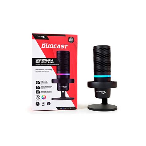 HyperX DuoCast Microphone USB RGB LIGHTING YAHYAOUI SHOP