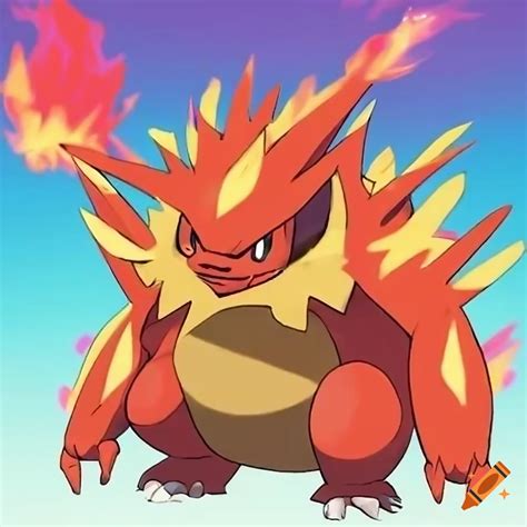 Fire Type Pokemon On Craiyon