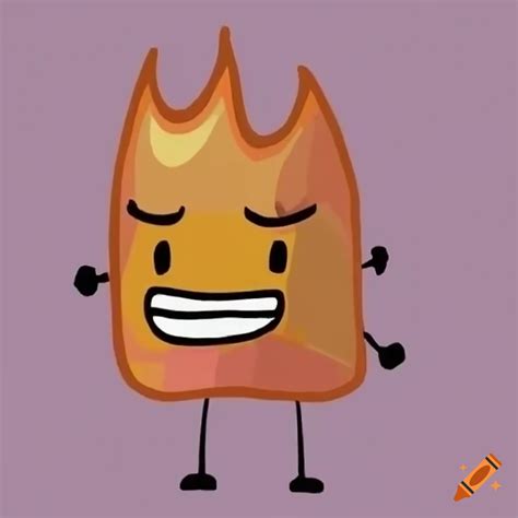 Firey Character From Battle For Dream Island On Craiyon