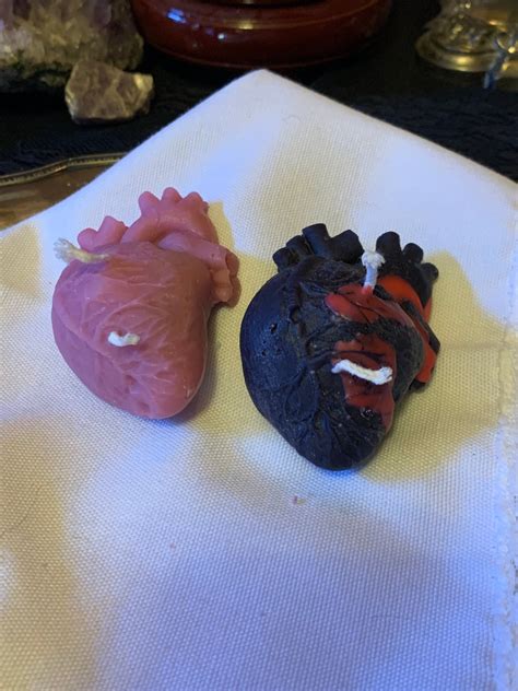 Bleeding Heart Candles Anatomical Heart Bleeding Candle Etsy