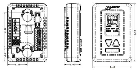 Coleman Mach 9630 3523 Bluetooth Wall Thermostat For Air Conditioner