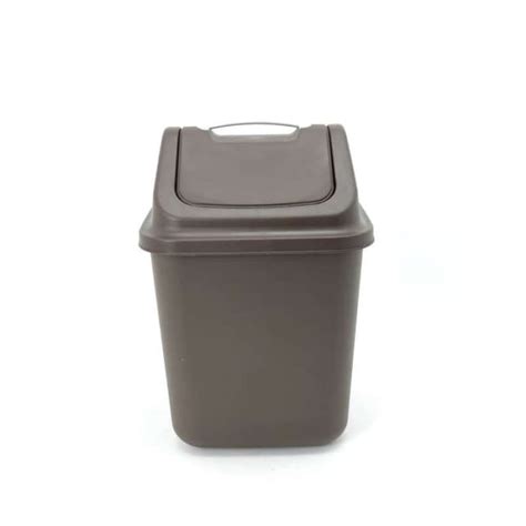 Jual Krisbow 10 Ltr Tempat Sampah Plastik Cokelat Tua Di Seller THE