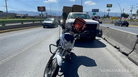 Baja La Velocidad Por Falla Y Camioneta Lo Embiste Al Norte De Saltillo