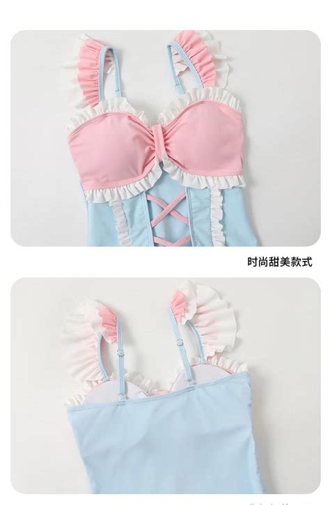 Blushing Babe Ruffle Swimsuit Sissy Dream