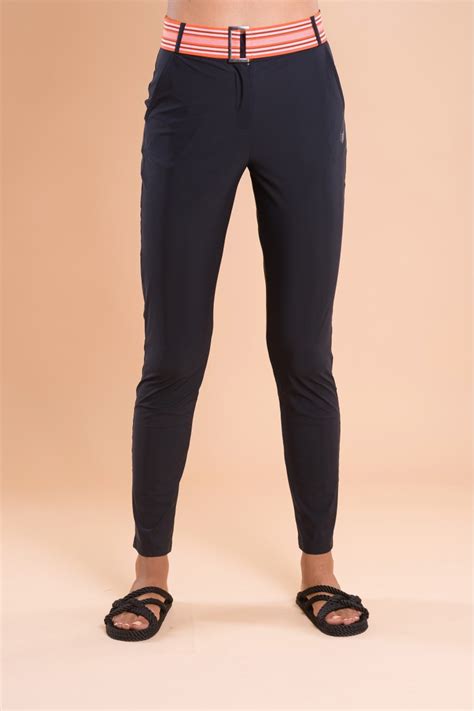 KRISTIANA HIGH Pantalon Taille Haute en Polyamide Léger I HBT