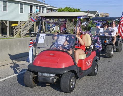 Hatteras Village Celebrates The 4th In Patriotic Style With Annual Golf Cart Parade Island