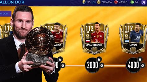 Ballon D Or Event Players Concept In Fifa Mobile New Event