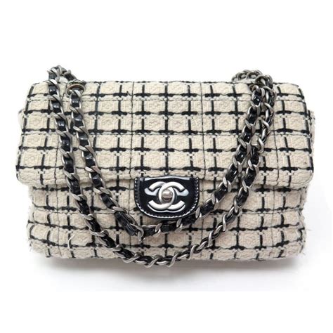 Sac A Main Chanel Classique Timeless Medium En Tweed