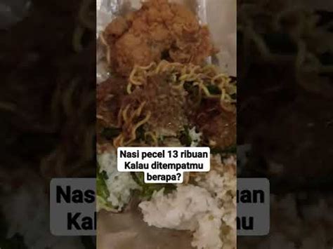 Nasi Pecel 13 Ribuan YouTube