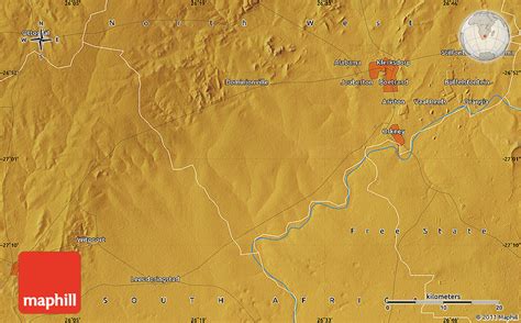 Physical Map of Stilfontein