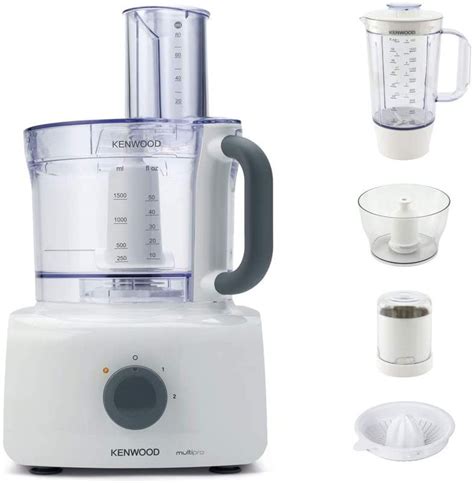 Kenwood Multipro Home Food Processor 3Ltr Stainless c/w Attachments | J Harries Ltd