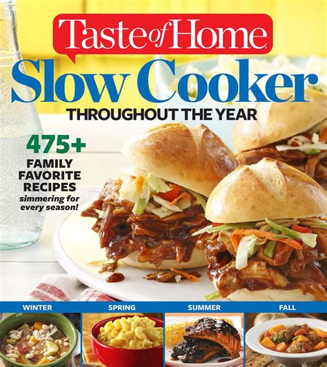 Taste Of Home Slow Cooker Throughout The Year Book By Editors At Taste Of Home Official