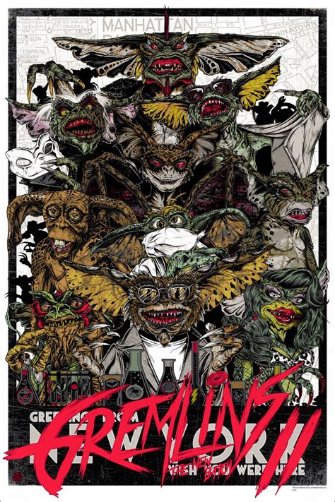 INSIDE THE ROCK POSTER FRAME BLOG: Rhys Cooper Gremlins 2 Movie Poster Release For Mondo