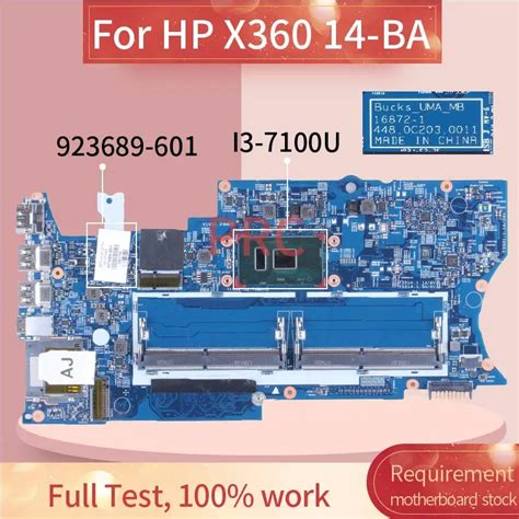 X I U Ba Para Hp Pavilion Laptop Motherboard