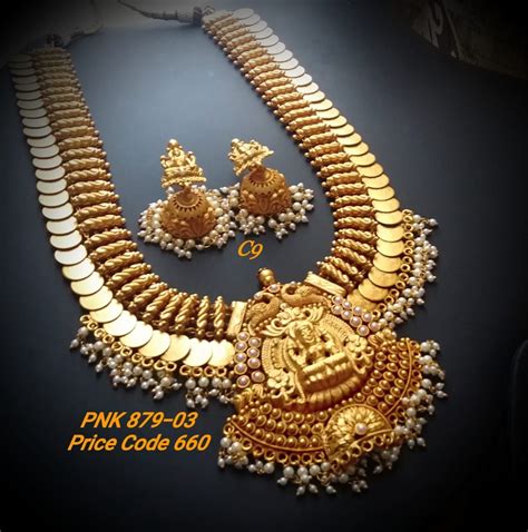 Temple Jewellery Available At Ankh Jewels For Booking Msg On