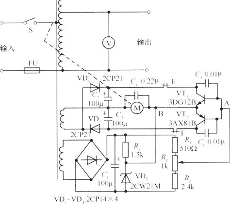 200w自动调压式交流稳压电源电路图 电源技术 电子工程网