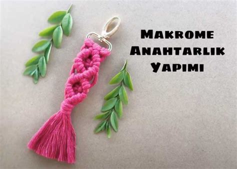 Makrome Anahtarlık Yapımı DIY Macrame Ritzz net Blog