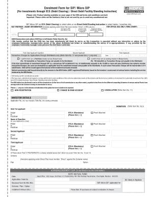 Fillable Online Sip Micro Sip Form Cdr Fax Email Print Pdffiller