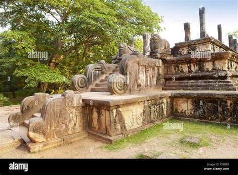 Sri Lanka Ruins Of Ancient Royal Residence Old Capital City