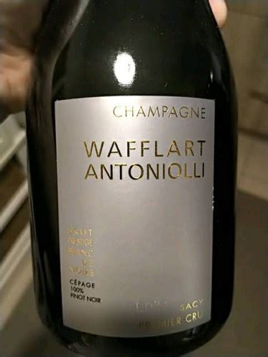 Wafflart Antoniolli Brut Prestige Blanc De Noirs Champagne Premier Cru