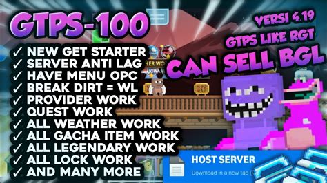 Gtps Keren Terbaru Versi Growtopia Private Server Best