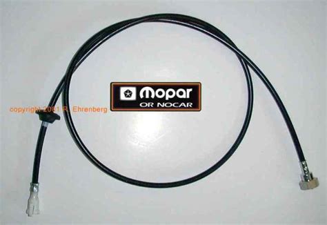 Purchase Nos Mopar Speedo Cable Correct Black Up Barracuda Coronet