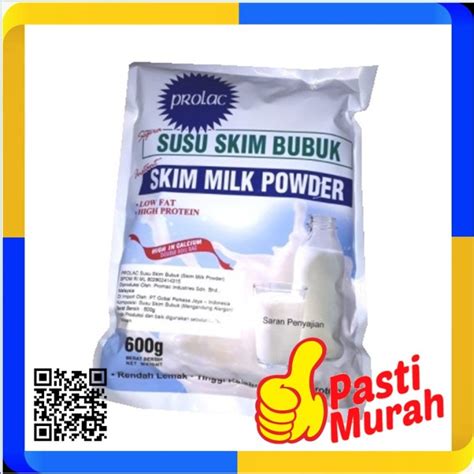 Jual Prolac Skim Milk Powder Susu Skim Bubuk 600g Mirip Su Su Sunlac