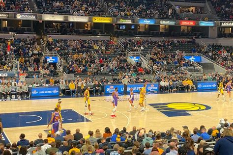 Indianapolis Indiana Pacers Basketball Game Ticket At Gainbridge