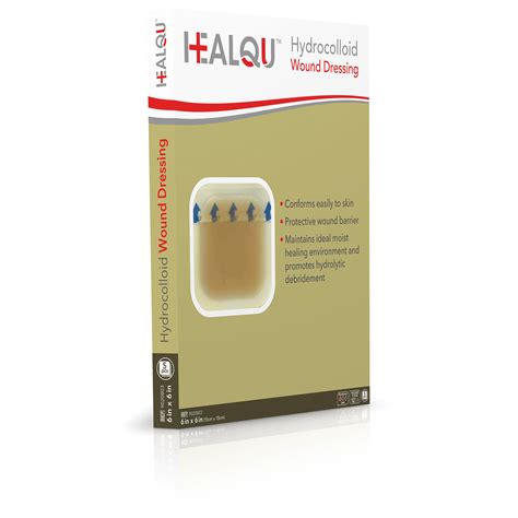 Healqu™ Hydrocolloid Wound Dressings Healqu