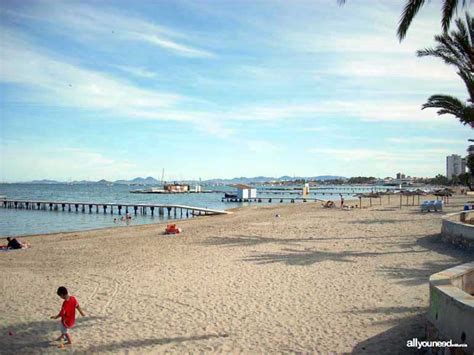 Mar Menor. Playa de Colon in Santiago de la Ribera