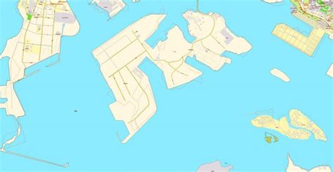 Singapore Printable Map Exact City Plan Street Map With Buildings