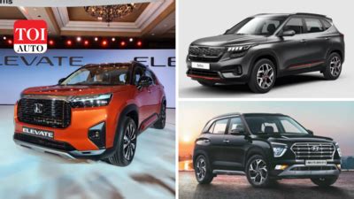 Honda Elevate Vs Hyundai Creta Vs Kia Seltos Specs Features