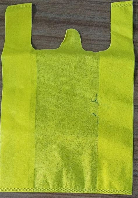 Handle Type W Cut Plain Non Woven Bag For Shopping At Rs 135 Kg In