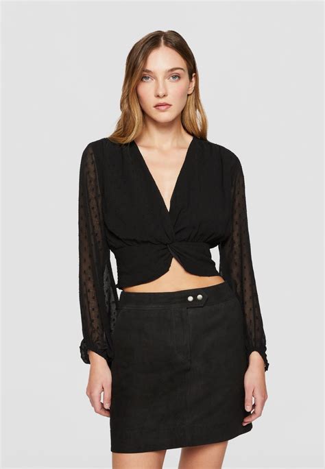 Pepe Jeans Payva Blouse Black Noir Zalando Fr