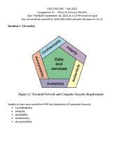 Assign Docx Csis Fall Assignment Network