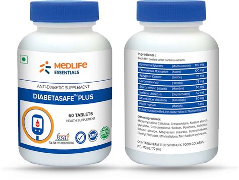 Buy Medlife Essentials Diabetasafe Plus Tablet 60 Online And Get Upto 60