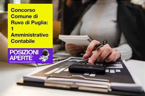 Concorso Comune Di Ruvo Di Puglia Amministrativo Contabile