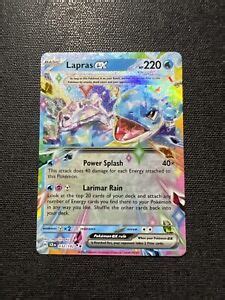 Lapras Ex Scarlet Violet Stellar Crown Double Rare