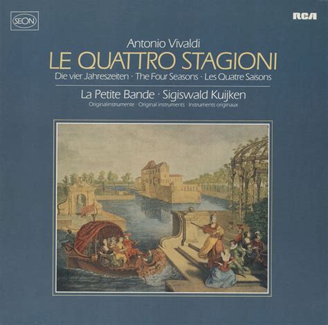 Antonio Vivaldi Le Quattro Stagioni The Four Seasons German Vinyl Lp