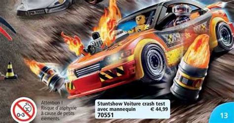 Promo Stuntshow Voiture Crash Test Avec Mannequin Chez Playmobil