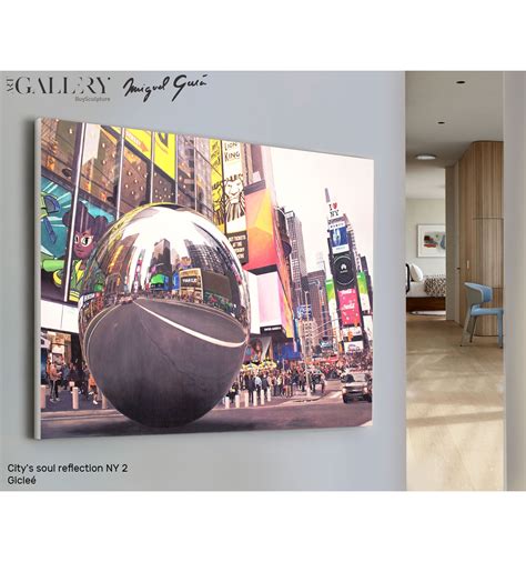 Édition limitée "City's soul reflection NY 2" de Miguel Guia en format