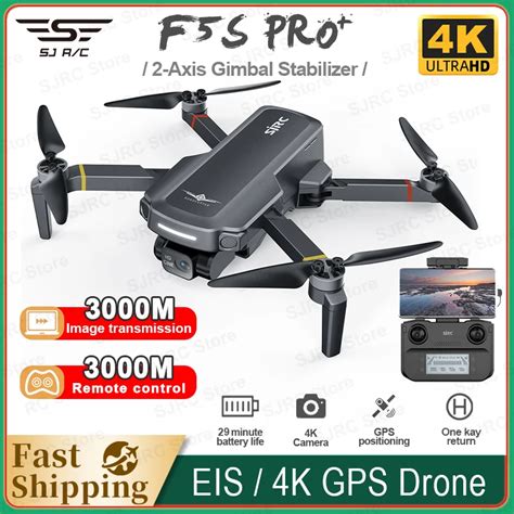 Sjrc Drone Professionnel F S Pro K Cardan Axes Avec Cam Ra Hd K Fpv